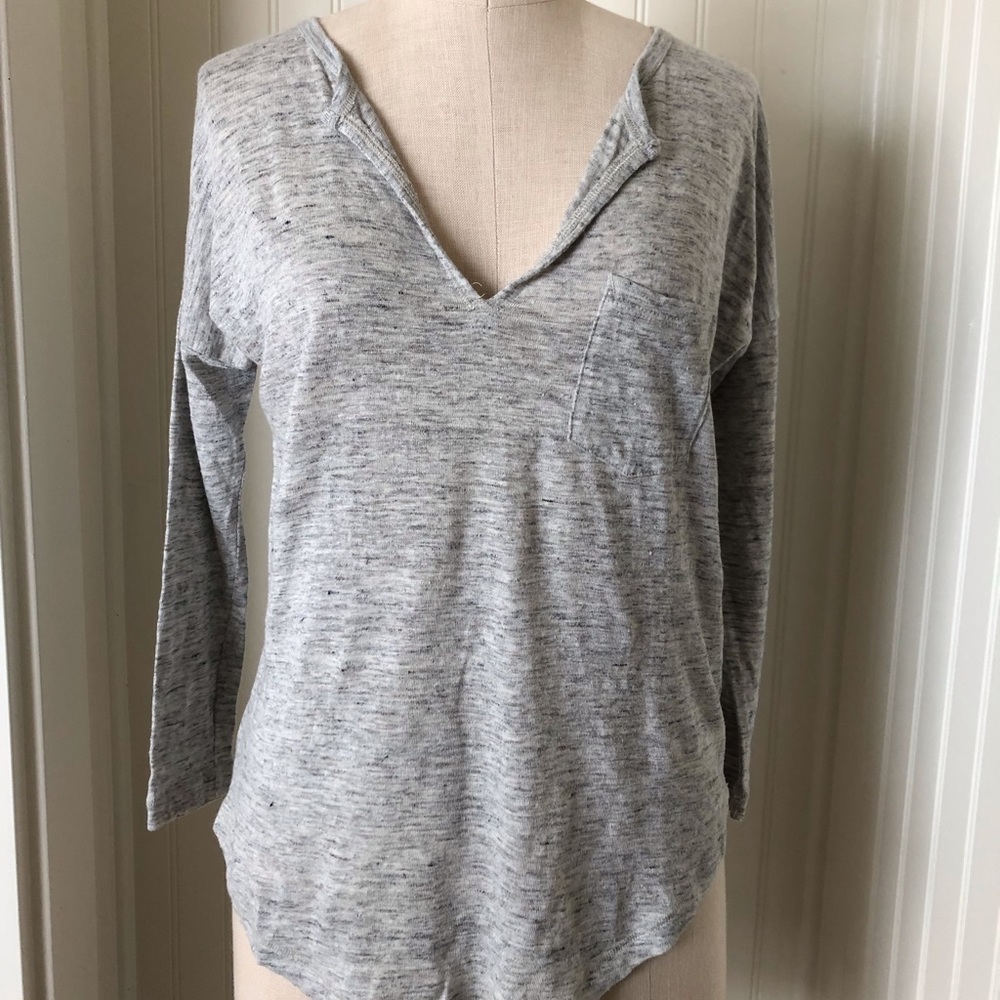 Madewell Linen V-Neck